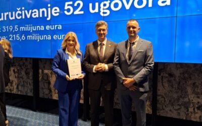 Svečana dodjela ugovora za projekt izgradnje školske sportske dvorane