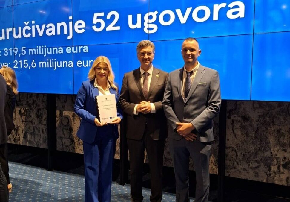 Svečana dodjela ugovora za projekt izgradnje školske sportske dvorane